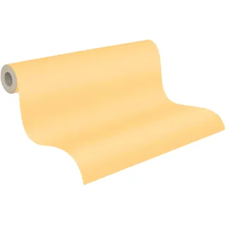 A.S. Création Vliestapete mit Textilstruktur 10 m x 0,53 m 389036 Gelb