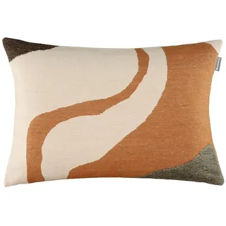 Musterring Kissenbezug Waves 38 x 58 cm Beige/Orange
