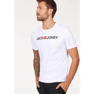 JACK & JONES T-Shirt JACK & JONES "JJECORP mit Print, vielseitig kombinierbar für den Alltag", Herren, Gr.