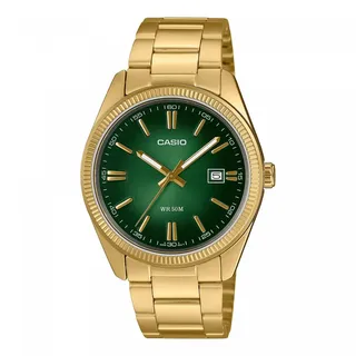 Casio Timeless Collection MTP-1302PGC-3AVEF Edelstahl 38 mm