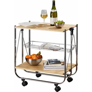 Wenko Servierwagen Deluxe Ahorn,