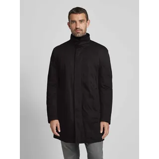 Mantel mit Stehkragen Modell 'Jared', Black, 54