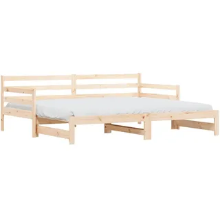 vidaXL Tagesbett, Braun, Holz, Kiefer, Schlafzimmer, Betten