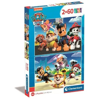 Puzzle 2x60 Super Kolor Paw Patrol
