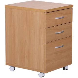 Wohnling Kilian Rollcontainer 40 x 60 x 45 cm braun
