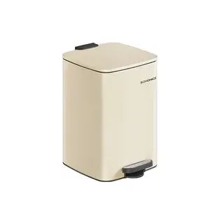 Songmics Mülleimer 20 l Sandbeige