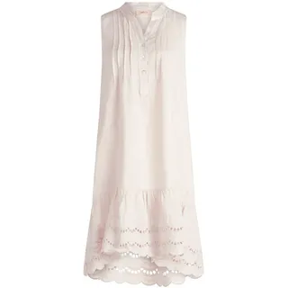 Cartoon Druckkleid Kleid mit Stickerei Beige 40