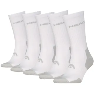 Head Tennissocken 5er Pack Weiß 39-42
