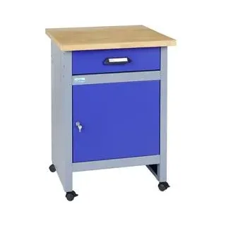Küpper 12197 Werkbank Beistelltisch (B x H x T) 600 x 840 x 600 mm Blau, Silber