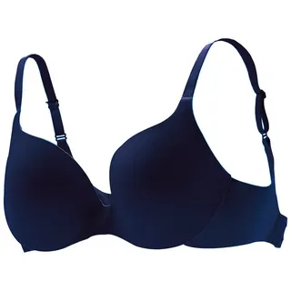 Royal Lounge Bügel-BH Royal Fit (1-tlg) T-Shirt BH mit nahtlosen Cups blau 75