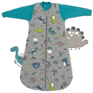 Schlummersack Kinderschlafsack Babyschlafsack, 2.5 Tog OEKO-TEX zertifiziert grau 90 cm