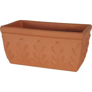 Blumenkasten Spang Blume Ton 31 x 16 x 14 cm terracotta