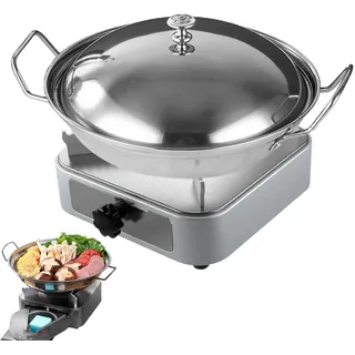 3St Spirituskocher Innenraum Mit Topf Campingkocher, Alkoholbrenner, Edelstahl Einstellbare Feuerkraft Winddichter Brenner Spirituskocher Innenraum Set Für Grill Eintopf Freien Camping Grillen