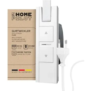 HOMEPILOT RolloTron pure Elektrischer Gurtwickler 23 mm Unterputz
