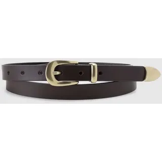 Levi's Leder-Gürtel in Schwarz - 90