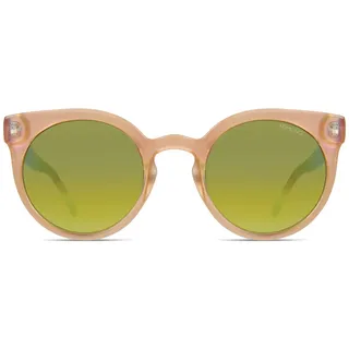 KOMONO Lulu Pearl Tortoise Unisex Cat-eye Cellulosepropionat-Sonnenbrille für Damen und Herren mit UV-Schutz und kratzfesten Gläsern - Einheitsgröße