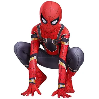Kinderkostüm Superheld Spiderman mit Maske 122-134 L - 122-134