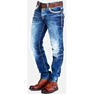 Cipo & Baxx Regular-fit-Jeans Jeans in Straight Fit, CD-287 blau 31