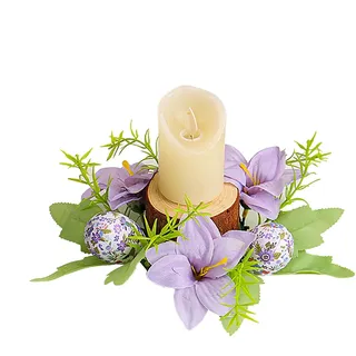 Kerzenring Ostern Künstliche Ostereier Kerzenkranz Osterdeko Kerzenringe Für Stabkerzen Frühling Ostern Tischdeko