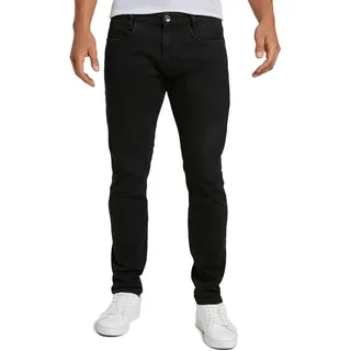 Slim-fit-Jeans »TROY«, unifarben, Gr. 40 - Länge 34, black-denim, , 19501168-40 Länge 34