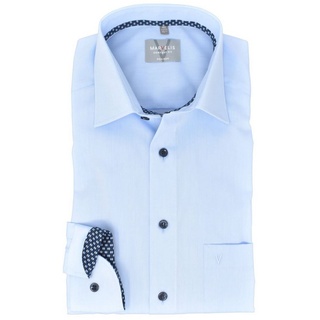 MARVELIS Businesshemd Businesshemd - Comfort Fit - Langarm - Einfarbig - Hellblau blau 44