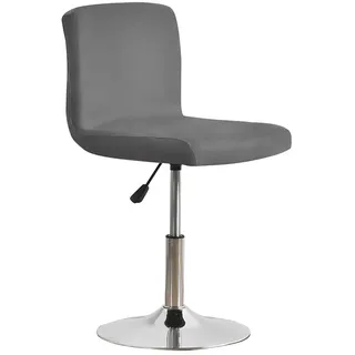 Meigeh Barhocker Bezüge Kneipe Thekenhocker Stuhlbezüge Barhocker Schonbezüge für Esszimmer Stretch Stühle Barhocker Überzüge Grau 2 Stück
