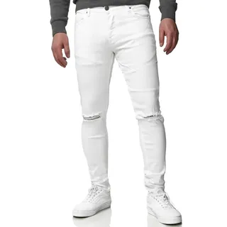 Tazzio Skinny-fit-Jeans A100 im Destroyed-Look weiß 30