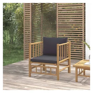 vidaXL Gartensessel 63 x 69 x 65 cm grau/silber