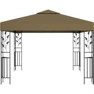 vidaXL Pavillon 3 x 3 m taupe
