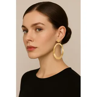 COLLEZIONE ALESSANDRO Ohrstecker Solea gold Messing onesize