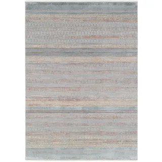Dieter Knoll Webteppich Tinto Maestro, Blau, Creme, Textil, Streifen, rechteckig, 160x230 cm, Oeko-Tex® Standard 100, für Fußbodenheizung geeignet, pflegeleicht, Teppiche & Böden, Teppiche, Webteppiche