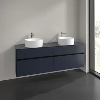 Villeroy & Boch Waschtischunterschrank 4 Auszüge 160 x 54,8 x 50 cm Marine Blue