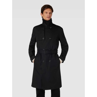 Mantel mit Taillengürtel Modell 'Maluks', Black, 50