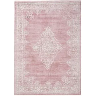 benuta pop Teppich Laury Rosa 160x230 cm - Vintage-Stil Teppich im Used-Look
