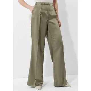 Alba Moda Bügelfaltenhose Weite Hose im Marlene-Stil grün 38