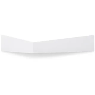 Woodendot Wandregal, Weiß, Holz, Dreieckig, 57x10x15 cm, FSC 100%, Wohnzimmer, Regale, Wandregale