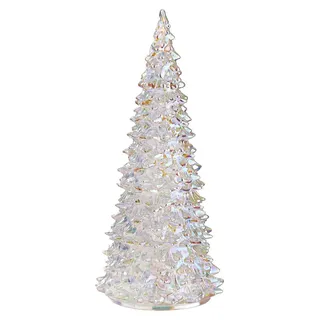 BUTLERS LED Deko-Tanne CRYSTAL - Silber