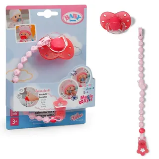 Zapf Creation Puppenschnuller Magischer Schnuller mit Clip Rosa 838679