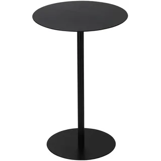 Wellhome Well Home Beistelltisch, rund, Eisen, Schwarz, 35 x 35 x 53 cm