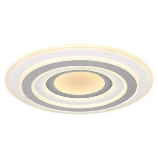 LED Deckenleuchte, Nachtlicht, Dimmbar, 50cm - Weiß/Blau/Grau