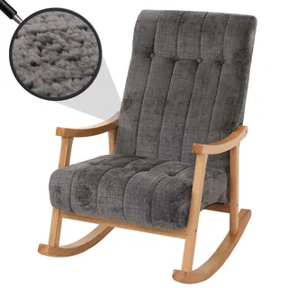 MCW Relaxsessel MCW-K10 Chenille 465 g/m2 75 x 100 x 80 cm dunkelgrau