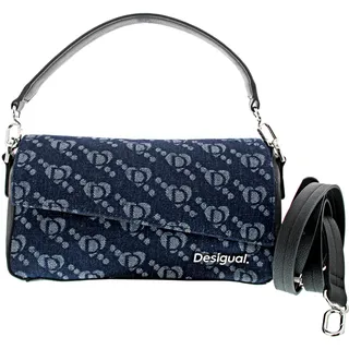 DESIGUAL Arco Phuket Schultertasche Baumwolle/Synthetik Denim Dark Blue