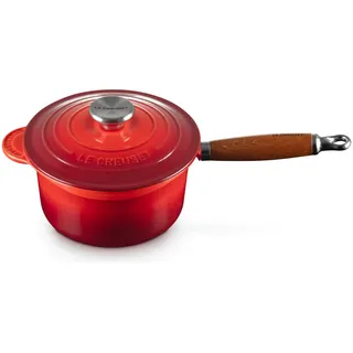 Le Creuset Tradition Profitopf 18 cm kirschrot mit Holzgriff