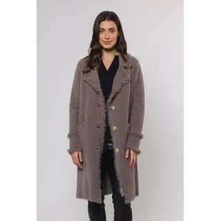 RINO & PELLE Longstrickjacke CATENA grau XS