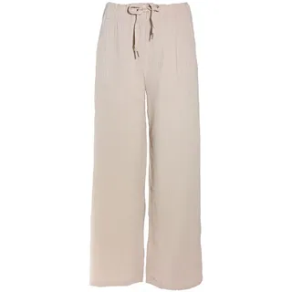 Zwillingsherz Musselin Hose aus 100% Baumwolle – Hochwertige Sommerhose für Damen Frauen Mädchen - Marlenehose Freizeithose Culottes - Strandhose locker luftig perfekt für Frühling Sommer - L-XL