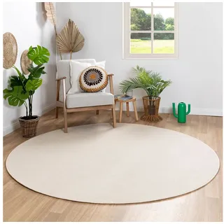 Steffensmeier Teppich Ibiza, rund weiß Ø 200 cm