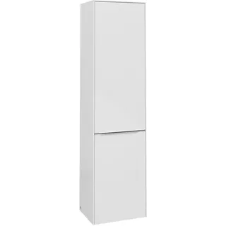 Villeroy & Boch Subway 3.0 Hochschrank C59300VE 40x171x36,2cm, Schanier rechts/Griff Aluminium glänzend Brilliant White