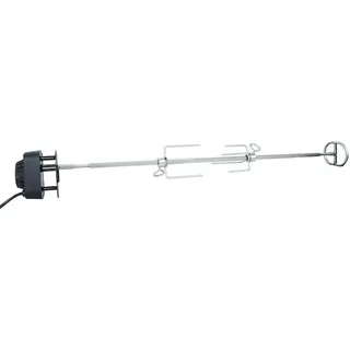 SANTOS motorisierter magnetischer Drehspieß/Grillspieß - passend für Napoleon Rogue 525er - Gasgrill-Rotisserie - 2 Laufrichtungen - Fleischnadeln