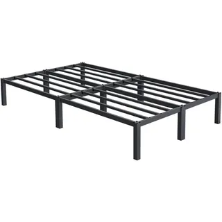 ML-Design Metallbett 120x200 cm, auf Stahlrahmen mit Lattenrost Anthrazit Metall Rechteckig, Schlafzimmer, Betten, Metallbetten