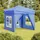 Blau 2 x 2 m
